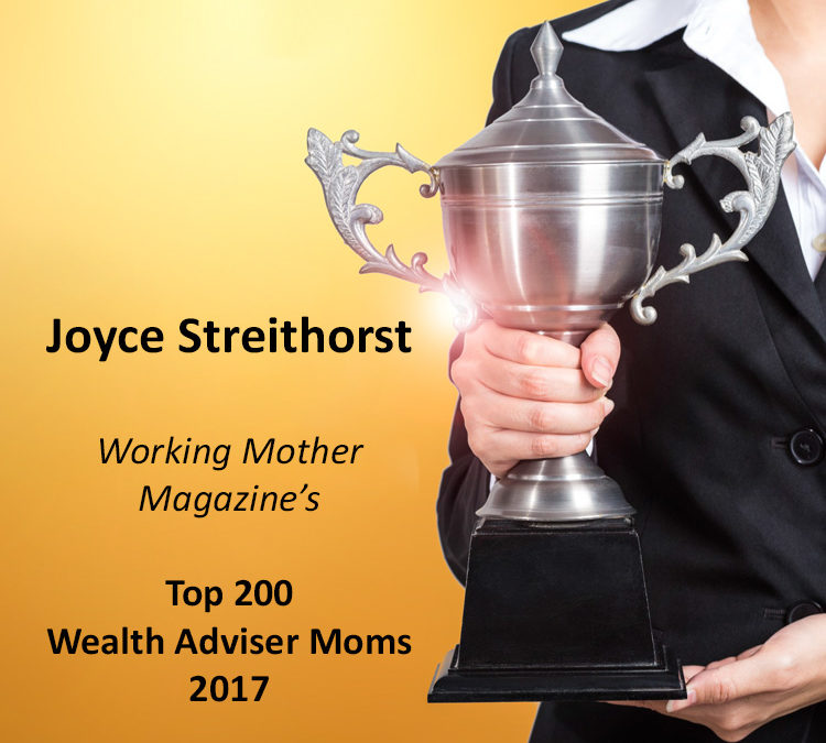 Joyce in Top 200 Financial Advisor Moms (Working Mother Magazine)